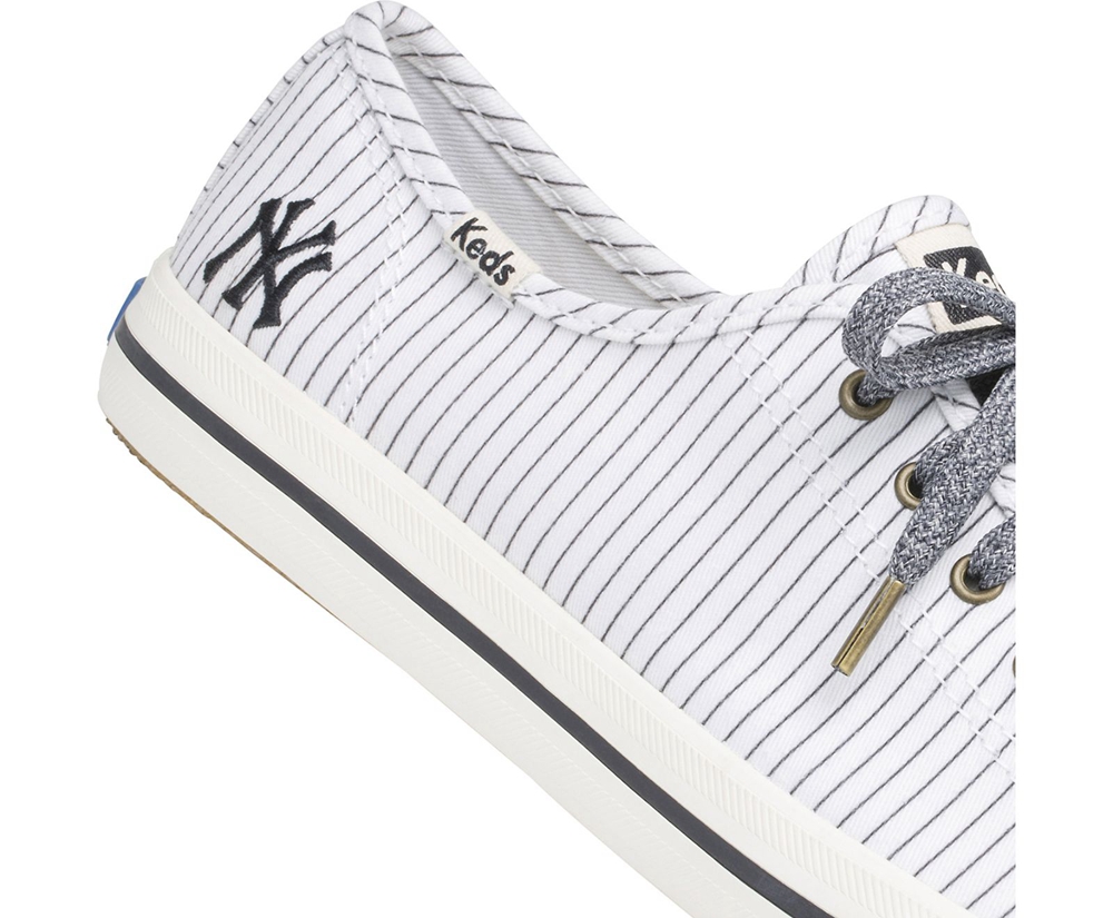 Tenis Keds Mujer Blancos - Kickstart Mlb® - 2305-HAYKM